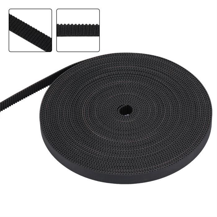 Courroie GT2 2GT Pour Imprimante 3D - Largeur 5 Mm, Longueurs 140 à 196 Mm - Transmission Précise Et Silencieuse