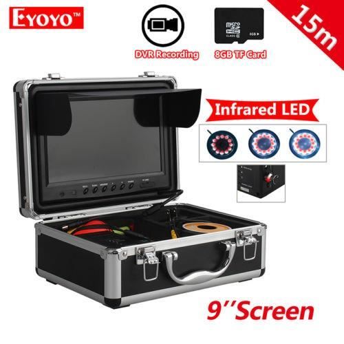 VBESTLIFE détecteur de poisson sous-marin 9in 1000 TVL LCD moniteur