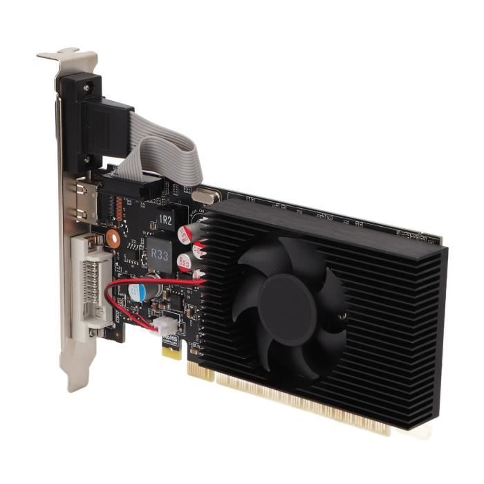 Scheda Grafica GT 730 4GB DDR3 - Ventola Singola, PCIe 2.0, Uscite HDMI DVI VGA, Per PC Desktop - 3