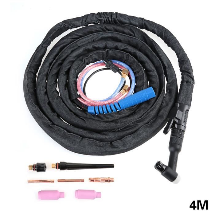 Torche TIG WP-17 Refroidie à Air 150A - 7.6m Style Européen - Connecteur DKJ10-25mm