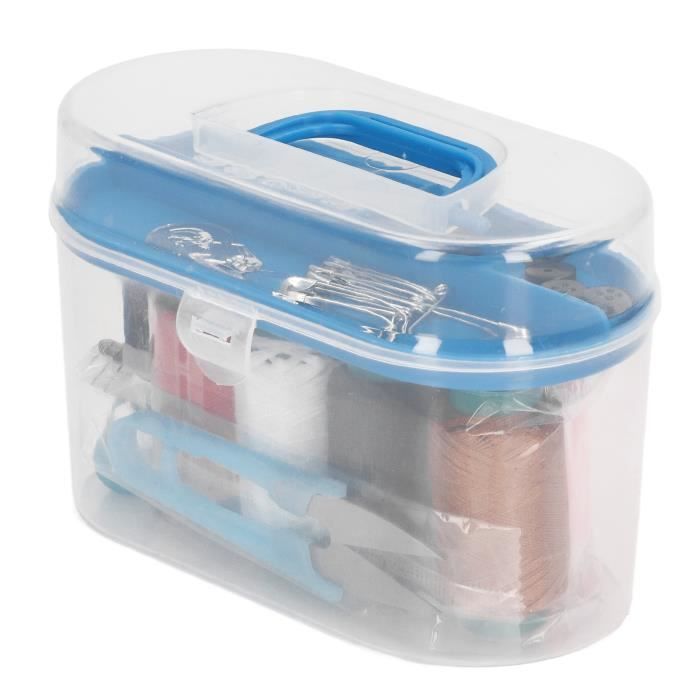 Kit De Couture Complet 128 Pièces - Boîte à Coudre Avec Fils, Aiguilles, Accessoires - Pour Dépannage Et Projets