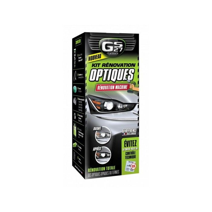 Rénovateur optique de phares, voiture - DABS