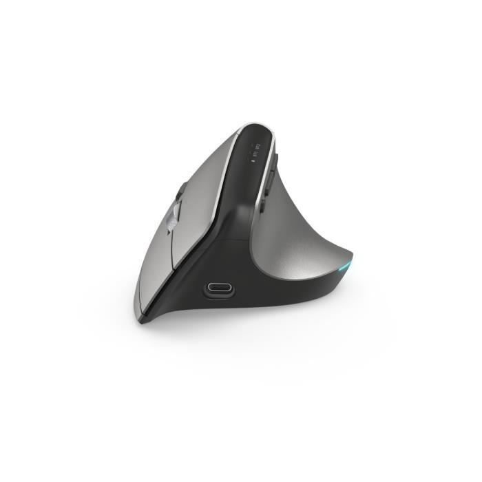 Souris ergonomique verticale – HAMA – EMW-700 – Rechargeable – Sans fil – Multi-appareil