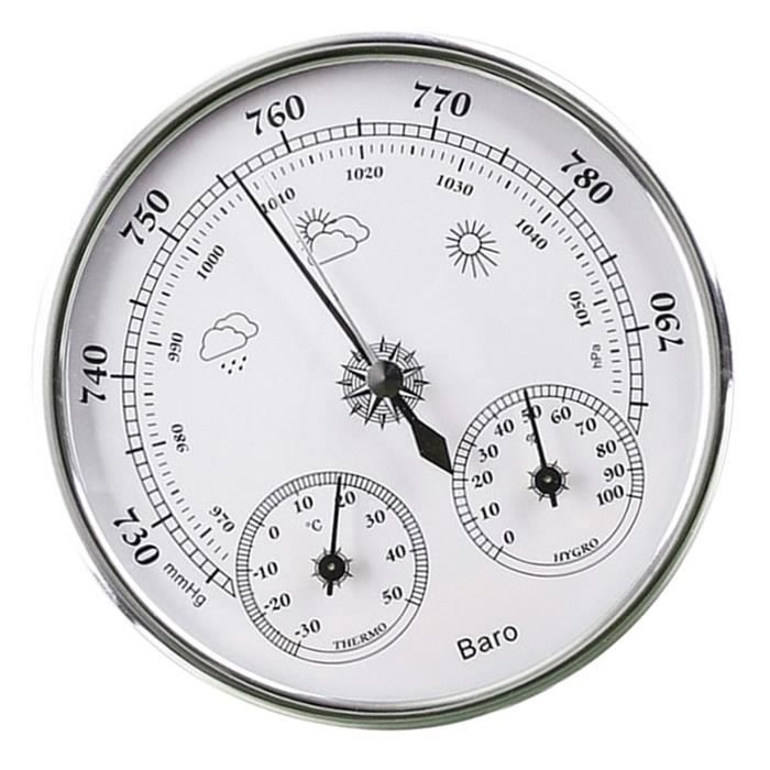 Baromètre Mécanique Style Marine