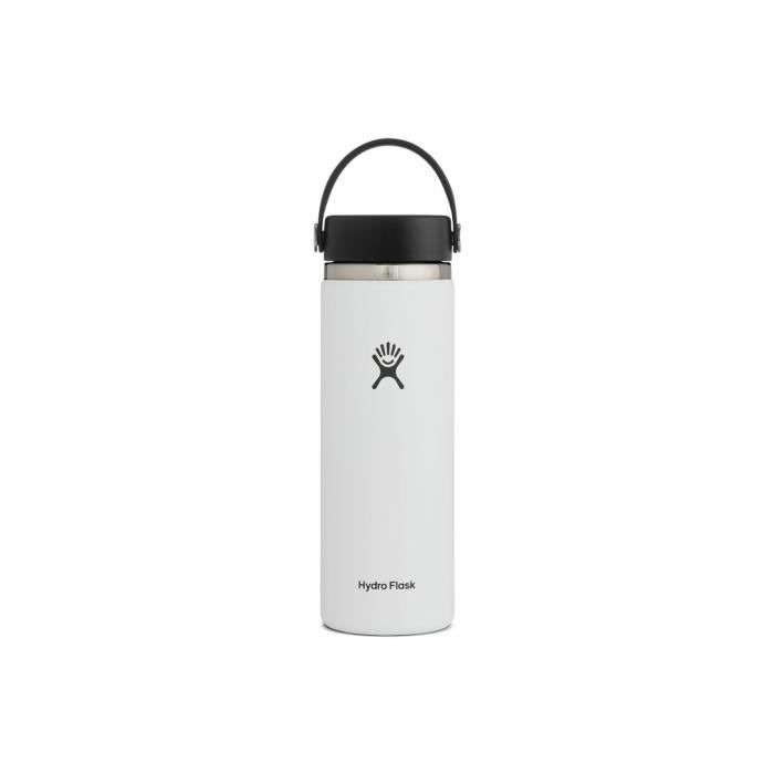 Thermos Hydro Flask wide mouth with flex cap 2.0 20 oz blanc TU