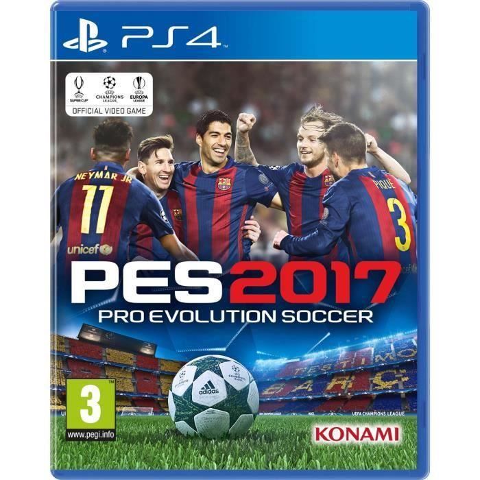 Konami Pes 2017 Jeu PS4