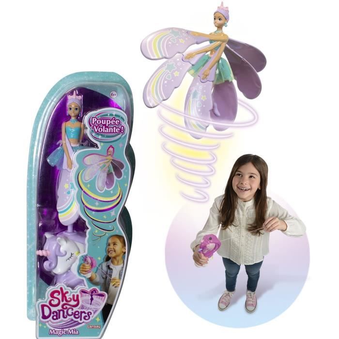 Poupée Volante Lansay 30035 – Avec Lanceur Licorne, Sans Piles