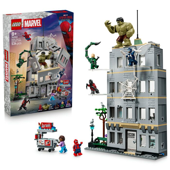 LEGO Marvel L'affrontement légendaire entre Spider-Man et Hulk 76350 - vue 3