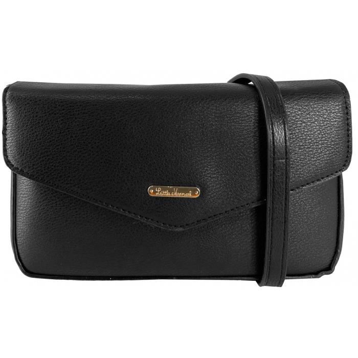 Little Marcel Sac Croco BandouliÃ¨re Sac Bandoulière Esprit Noir