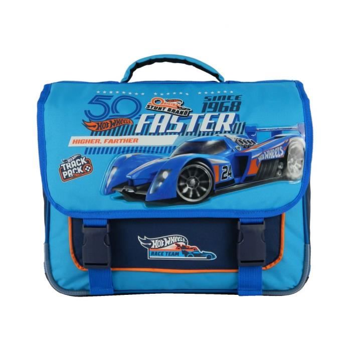 BAGTROTTER Sac à dos 31 cm avec poche maternelle Hot Wheels Bleu - Bleu