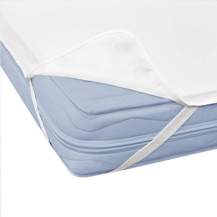 Protège matelas 160x200 imperméable incontinence Alèse douceur - Protege  molletonné hygiène literie Polyester 100% hypoallergénique - Cdiscount  Maison