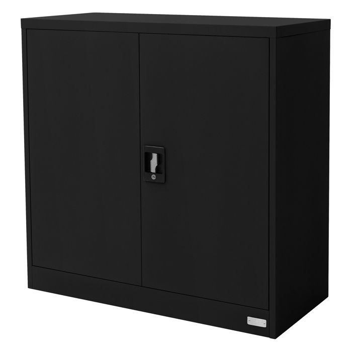 ML-Design Armoire de Classement Verrouillable 90x40x90 cm Noir en Acier 2 Portes 2 Etagères Rangement dObjets pour Bureau Salon ML-Design Armoire de Classement Verrouillable 90x40x90 cm Noir en Acier 2 Portes 2 Etagères Rangement dObjets pour Bureau Salon