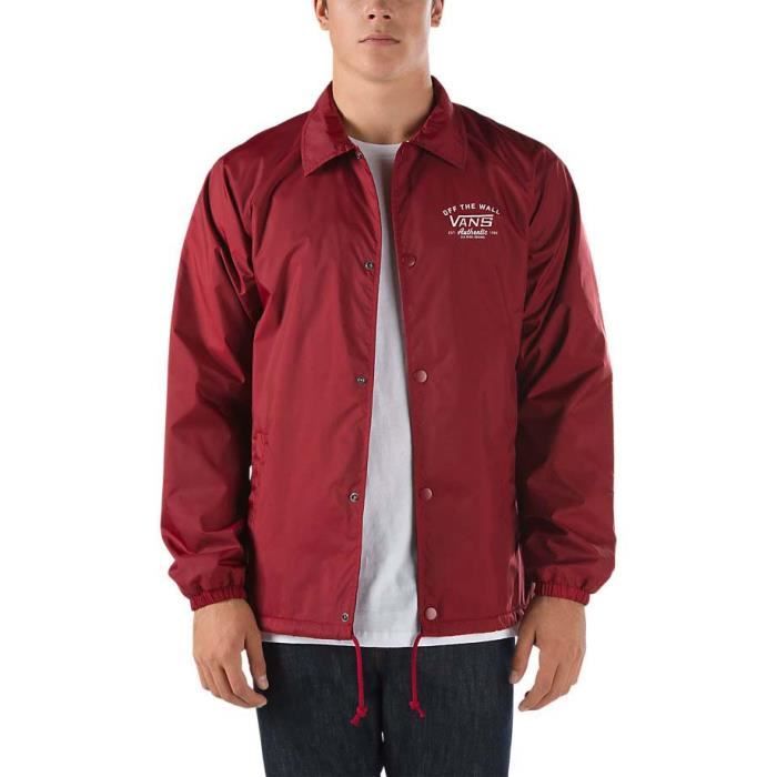 veste vans rouge