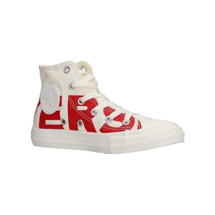 converse blanche basse compensée