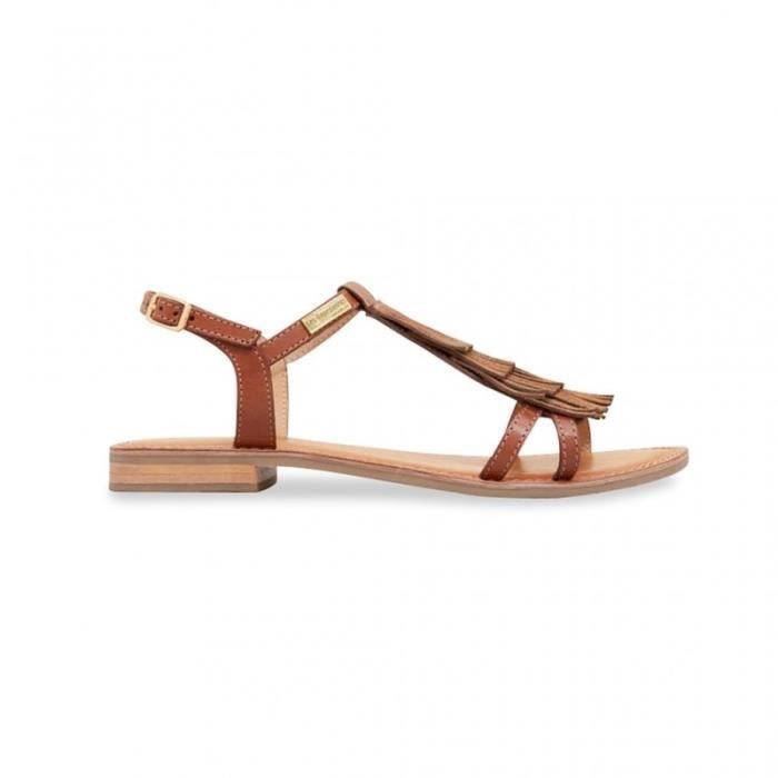SANDALE les tropeziennes belie Marron Cdiscount Chaussures