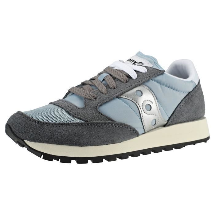Saucony Jazz Original Vintage Femmes Baskets Gris bleu 5 UK