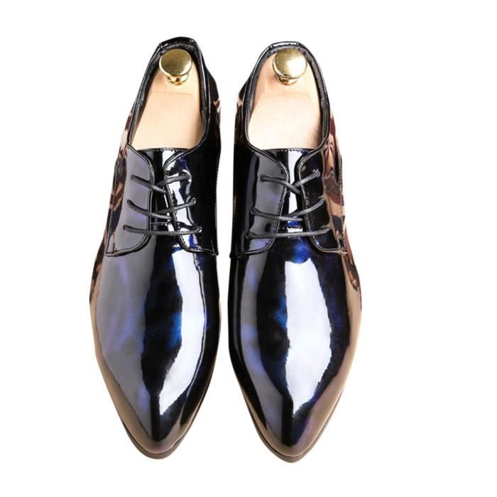 UIKGITP Chaussures Homme Oxford Derby Cuir Lacets – Élégantes Pour Mariage Travail Soirée Business Casual