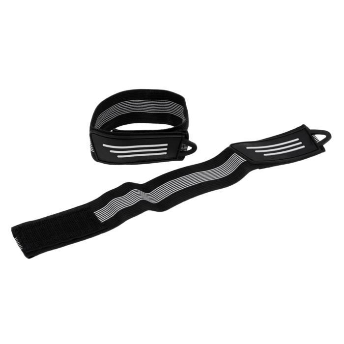 2 Sangles Réfléchissantes Pour Pantalon Vélo - Noir 35mm - Sport Et Sécurité