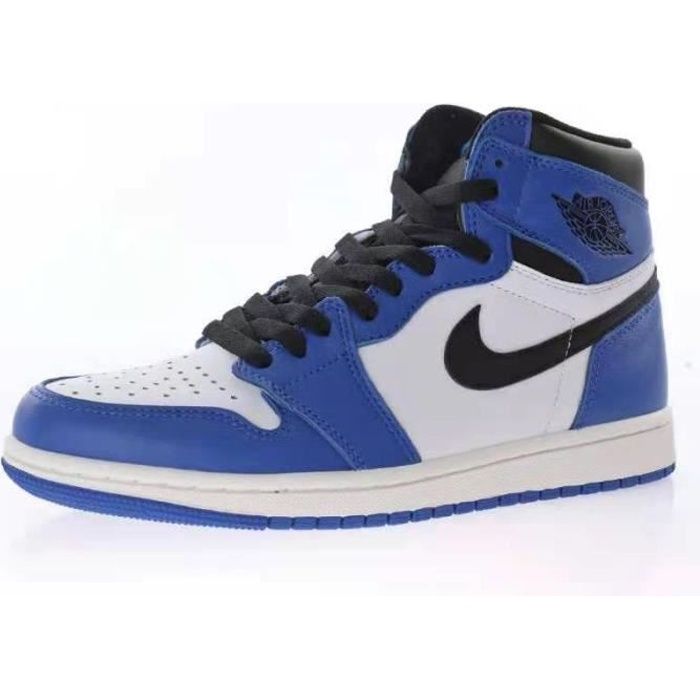 Baskets Nike Air Jordan 1 Retro High OG Game Royal Blanc\\bleu - Cdiscount  Chaussures