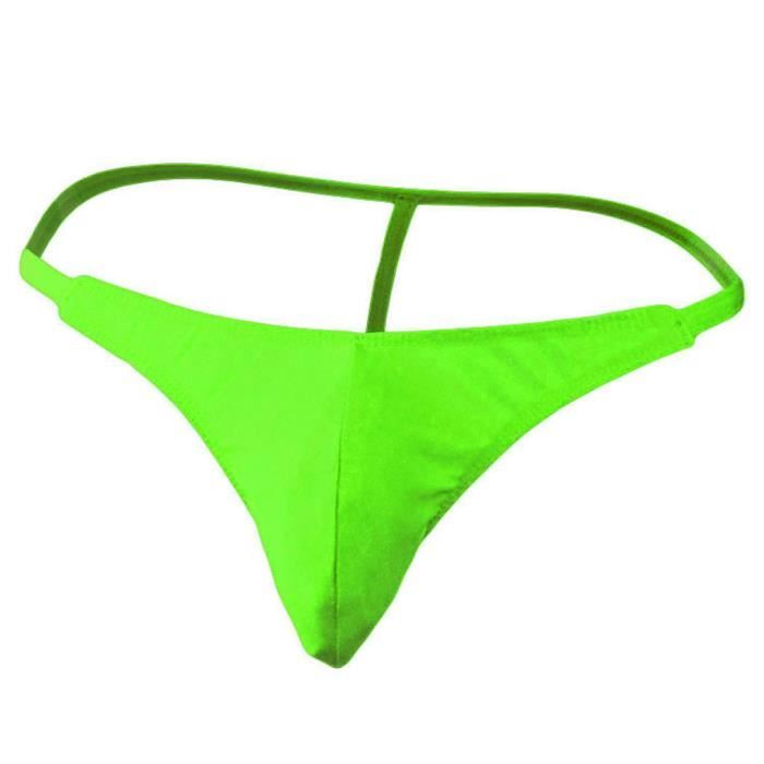 String Homme Camouflage Microfibre - Dos En T, Coupe Ajustée, Poche Ergonomique, Tailles S à XXL