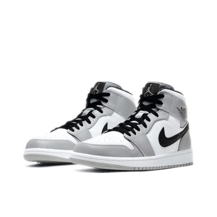 Air-Jordan 1 One Mid Originale Chaussures de Basket AJ1 Femme Homme Pas  Cher Grise Gris Gris - Cdiscount Chaussures