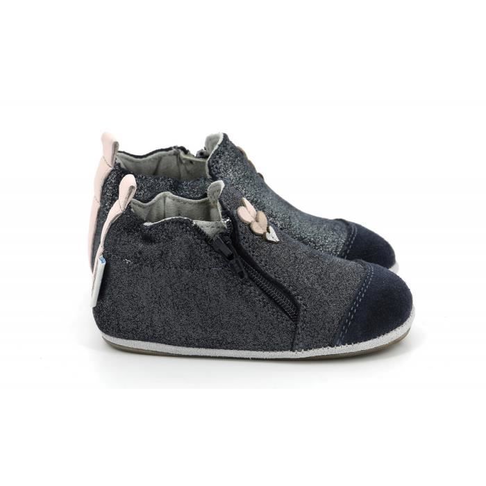 Roddeez ROBEEZ Chaussons Touti Heart Marine Fille Marine - Cdiscount Chaussures