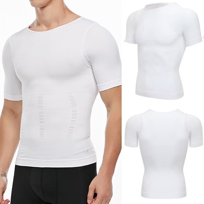 Gilet Amincissant Homme – Débardeur Gainant Sweat Shaper | Ceinture Taille & Brûleur De Graisse Pour Entraînement