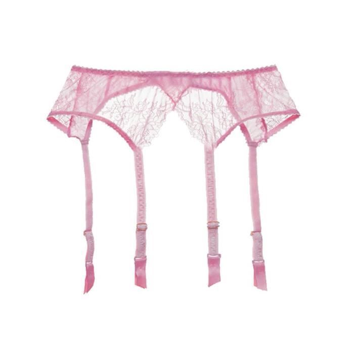 Portejarretelle,Jarretelles en dentelle grande taille pour femmes,sousvêtements transparents
