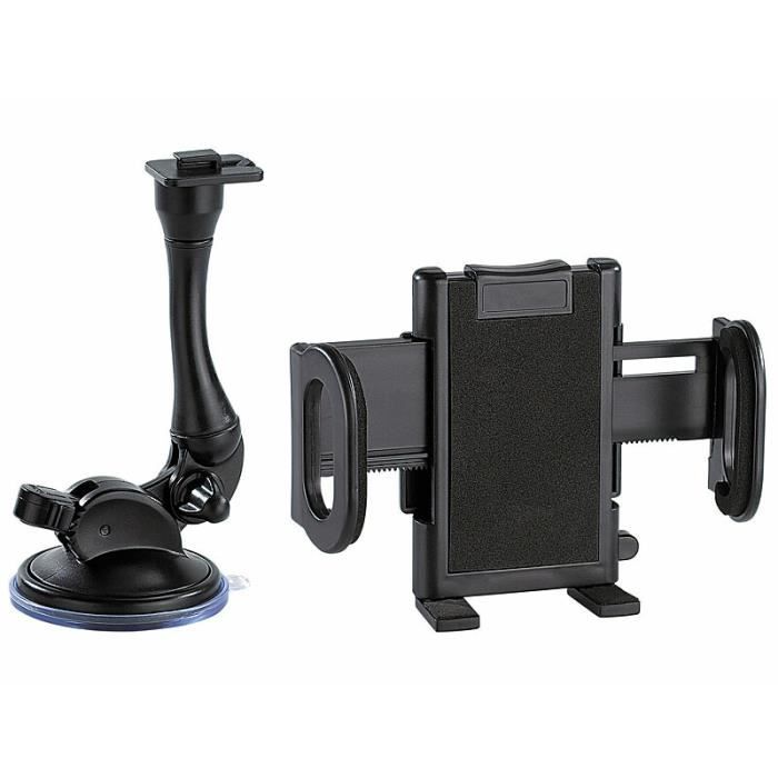 Support Voiture 3 Ventouses Pour GoPro, Insta360, Smartphone - Perche Extensible + Bras Magique 360°