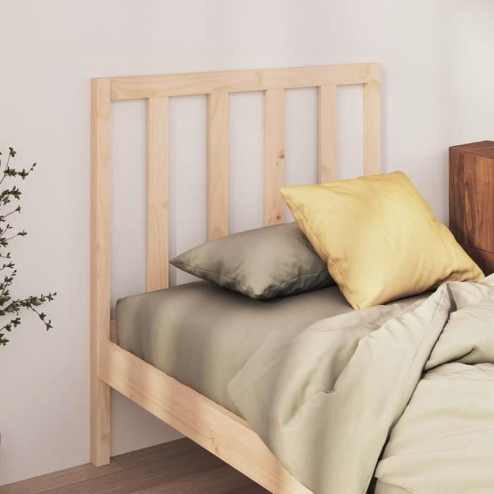 Tête De Lit En Pin Massif – Style Rustique Élégant 145,5 Cm Pour Chambre Adulte
