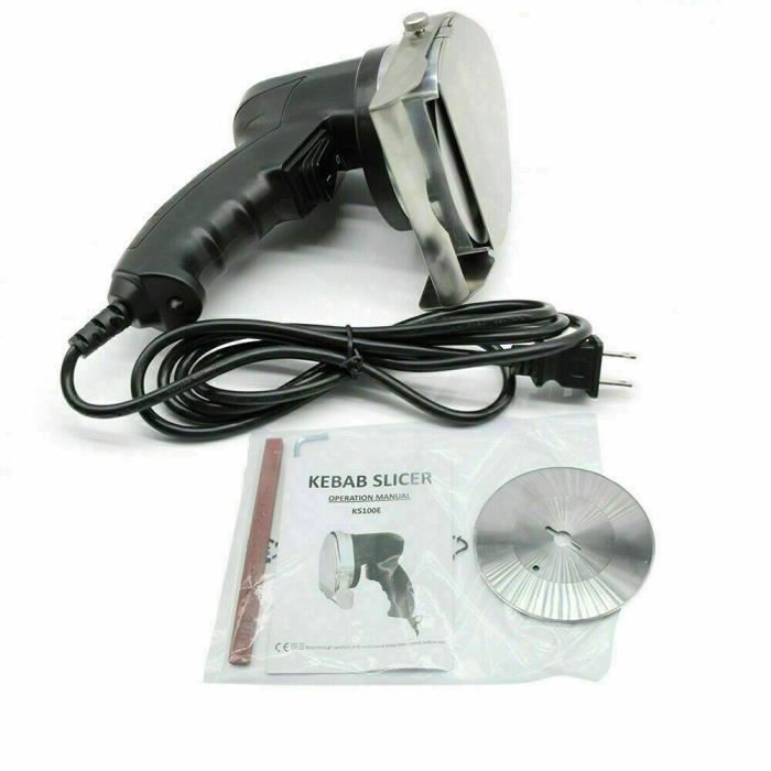 80W Couteau à kebab électrique Rechargeable Kebab Slicer Doner Knife