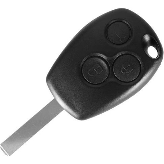 Coque Clé pour Renault Clio Kangoo Modus Twingo Trafic Master - 3 Boutons - Plip télécommande Phonillico®