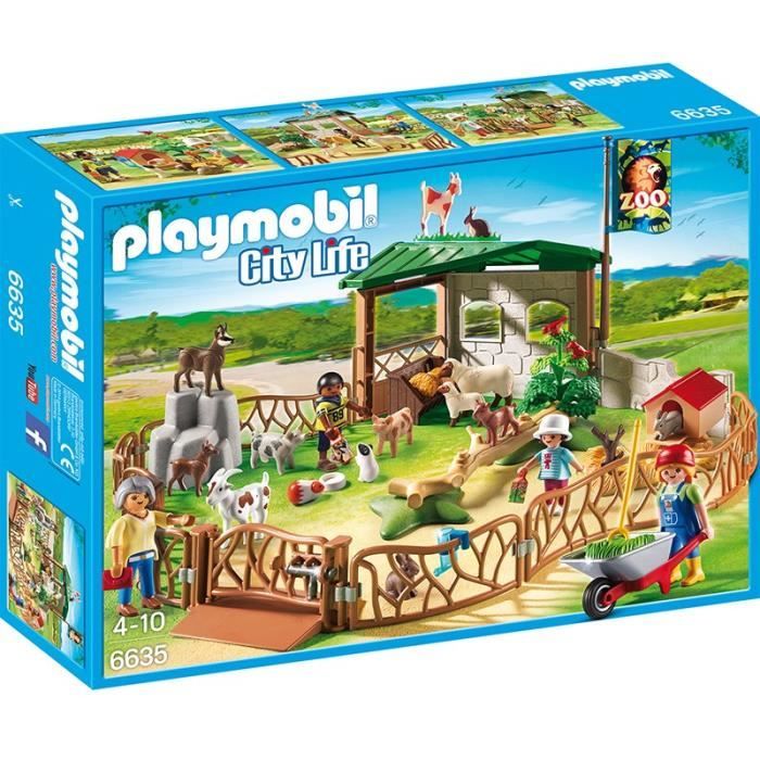 playmobil fille animaux