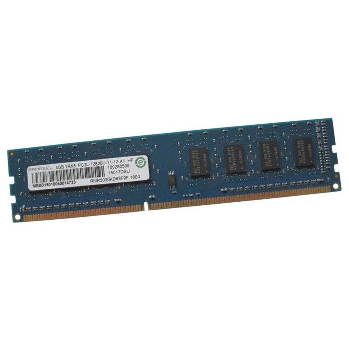 4Go Ram Ramaxel Rmr5030Kd68F9F-1600 Ddr3 Pc3L-12800U 1Rx8 1600Mhz 1.35V Cl11