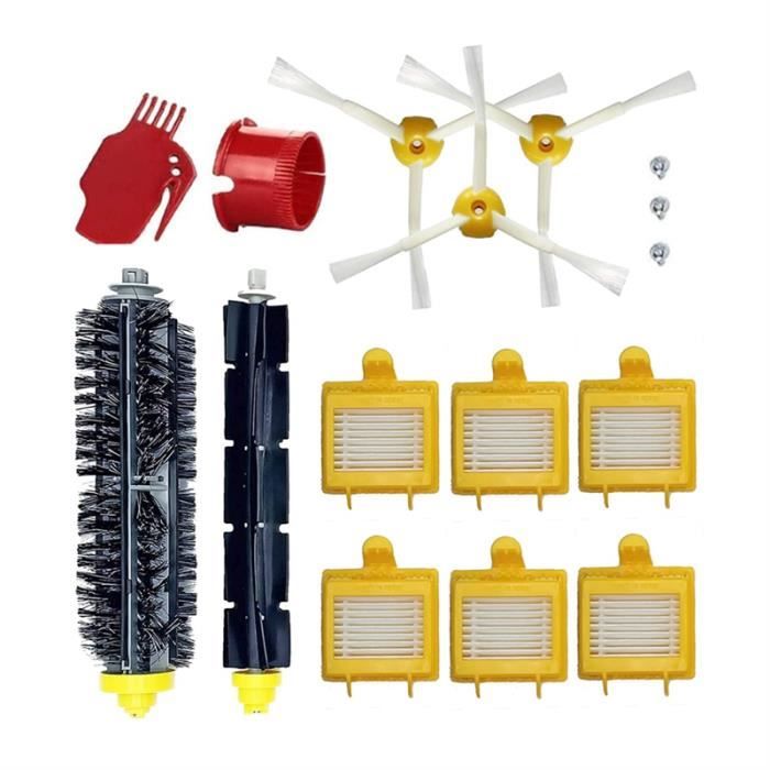 IMCCZONY Remplacement pour T10 plus Robot Aspirateur PièCes de Rechange Accessoires Brosse Principale Brosse LatéRale Filtre Hepa