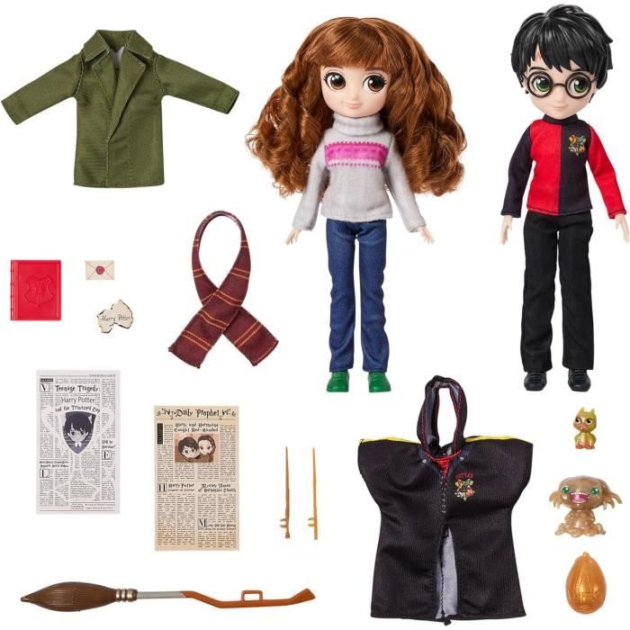 Wizarding World HARRY POTTER - COFFRET POUPÉE 20 CM + ACCESSOIRES HARRY  POTTER 