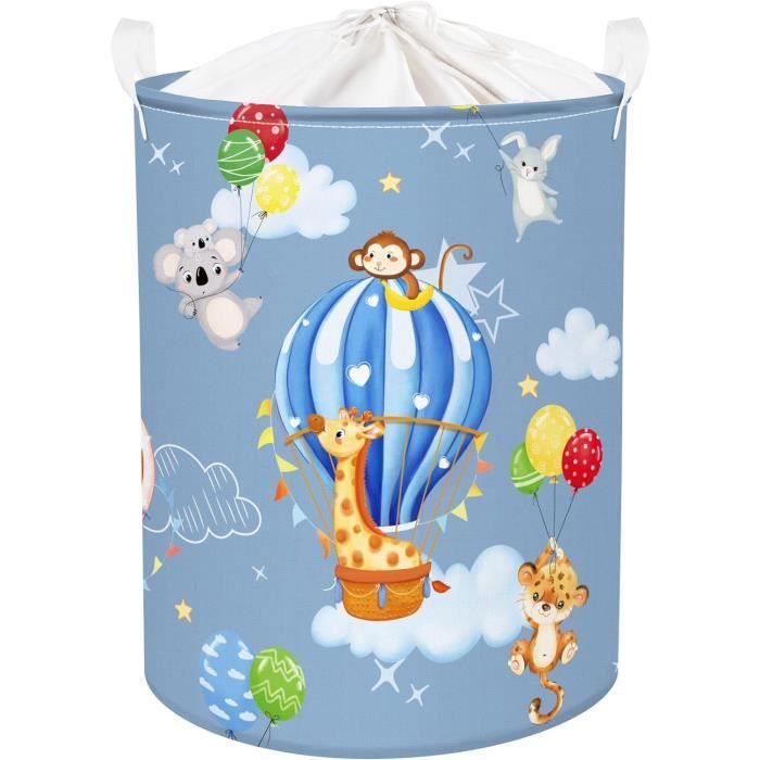 Clastyle Panier Rangement Bébé Animaux Cèdre Corbeille à Linge Sale