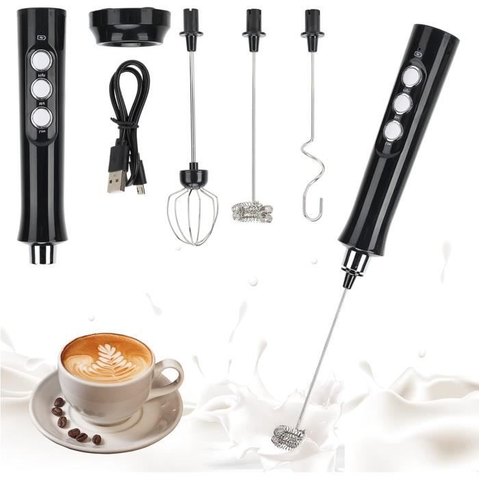 Mousseur À Lait Électrique Portatif, Machine À Mousse En Acier