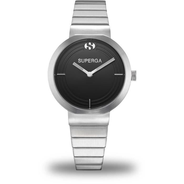 Montre - SUPERGA - STC094 - Femme - Argenté/Acier - Étanchéité 5 ATM Montre - SUPERGA - STC094 - Femme - Argenté/Acier - Étanchéité 5 ATM