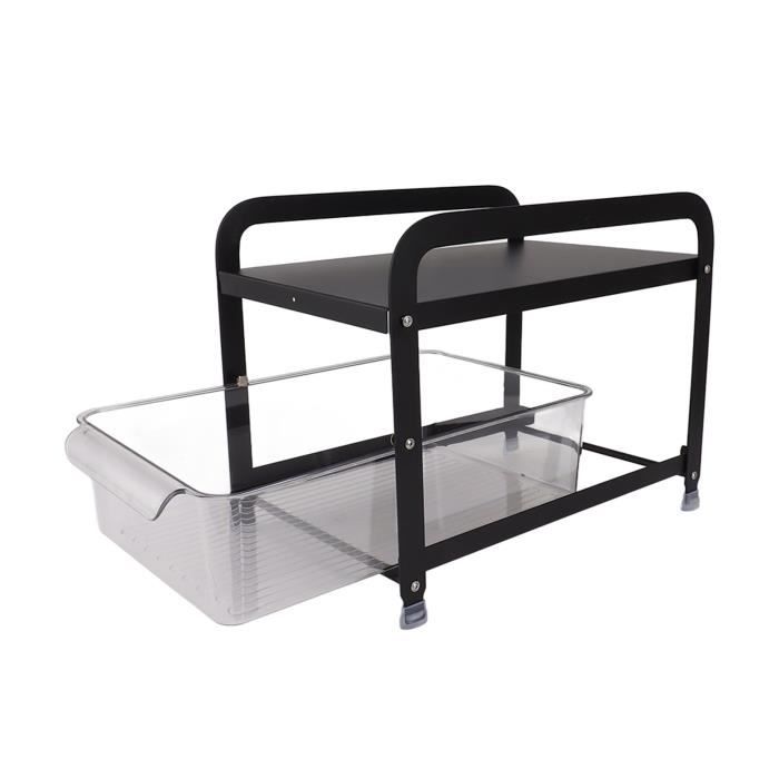 Organisateur De Tasses En Bambou 3 étages - Dimensions 58x12.5x33.5 Cm - Pour 12 Tasses - Cuisine, Bureau, Salon