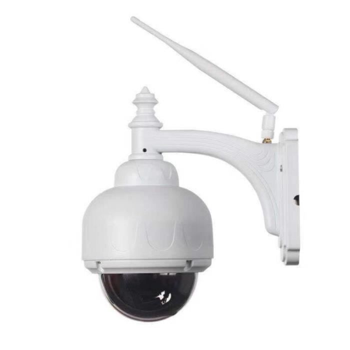 Caméra panoramique sans fil 360° TECH DISCOUNT - Vision nocturne HD -  Intérieur - Blanc - Cdiscount Bricolage