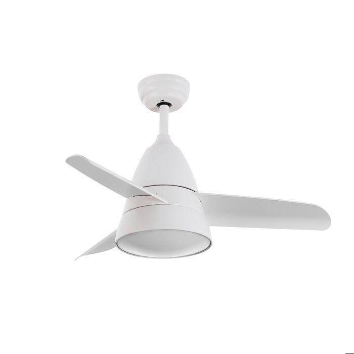 Ventilateur de Plafond Silencieux Industriel Blanc 91cm Moteur DC Blanc Télécommande RF Avec lumière WIFI: False - Techbrey