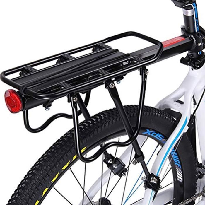 Lot De 2 Supports Extension Porte-bagages Vélo - Connecteur Tige Noir Neuf | Pièce Fixation Vélo Cargo