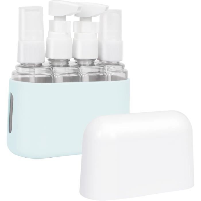 Lot De 4 Distributeurs Mousse 100 Ml - Rechargeables, Sans BPA, Pour Voyage, Savon, Shampooing