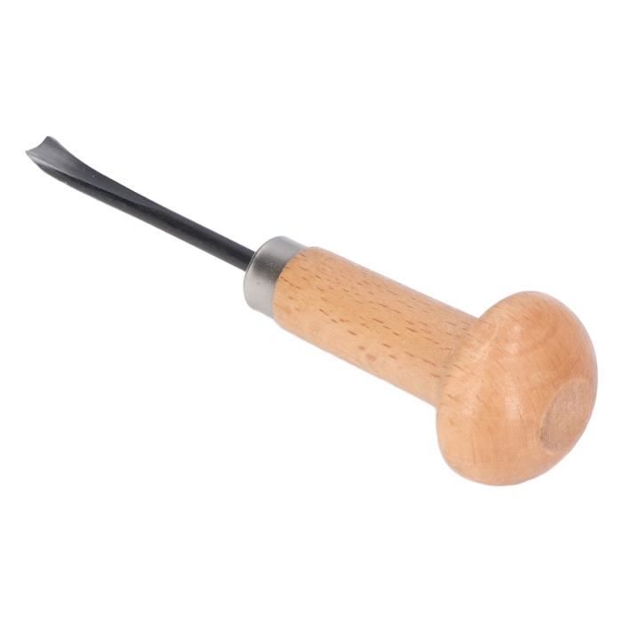 Kit De 8 Ciseaux à Bois Pour Sculpture Et Tournage - Manche Bois, Acier Aiguisé - Outils Pour Débutants Et Amateurs - 12