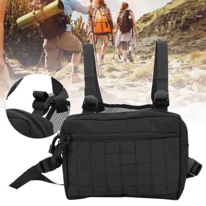 Sac Banane De Poitrine Réglable - Multifonction Pour Course, Randonnée, Chasse, Ville