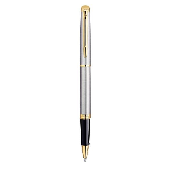 Stylo Roller Waterman Hemisphere Acier Brossé Neuf De Stock - Prestige