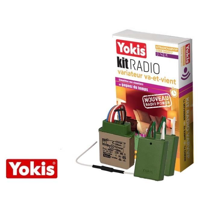 Kit radio variation vaetvient POWER Yokis Cdiscount Bricolage