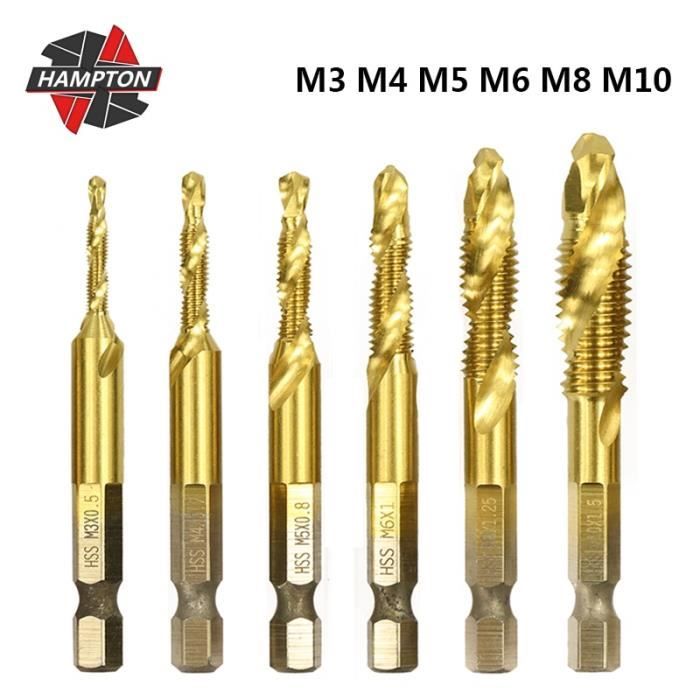 Taraud HSS M50x2.0 - Pour Filetage Métal Acier, Fonte - Taraudage Manuel Ou Machine - Haute Précision