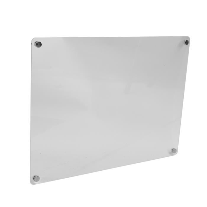 COSTWAY Tableau Blanc Magnétique 50x35cm Effaçable Surface avec Cadre en  Aluminium,2 Aimants, 3 Stylos et Effaçable à Sec - Cdiscount Beaux-Arts et  Loisirs créatifs